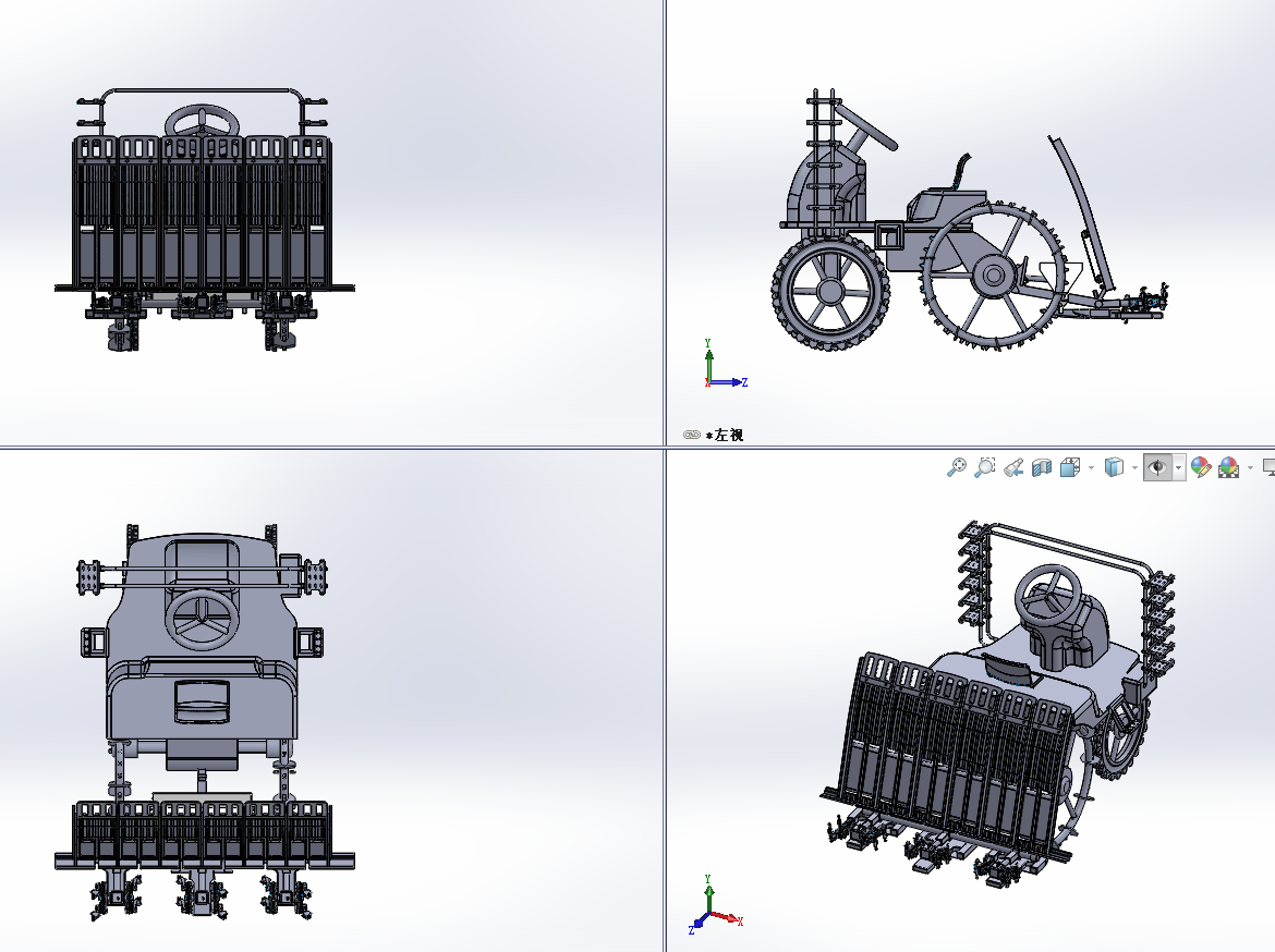 水稻插秧施肥机设计（含三维+二维+说明书）